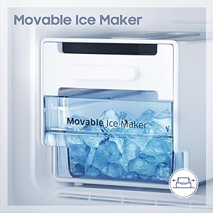 Movable / Twist Ice maker