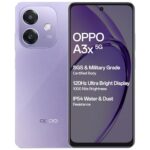 OPPO A3X 5G (Starry Purple, 4GB RAM, 64GB Storage)|6.67” HD+