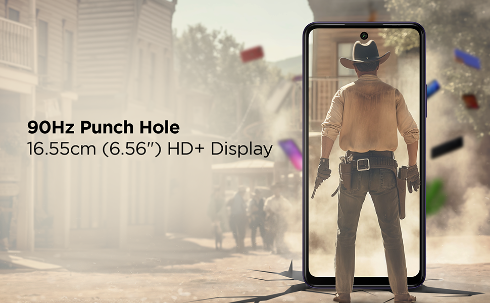 90Hz Punch hole display