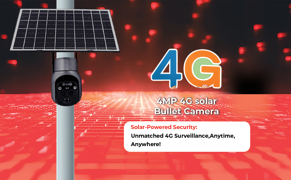 4g solar ptz camera