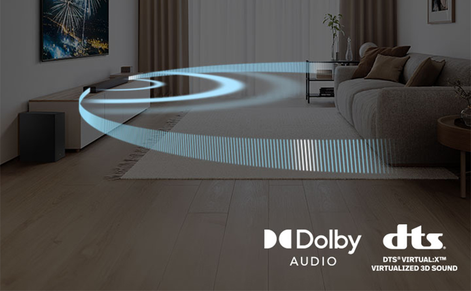 Dolby Digital 5.1ch / DTS Virtual:X