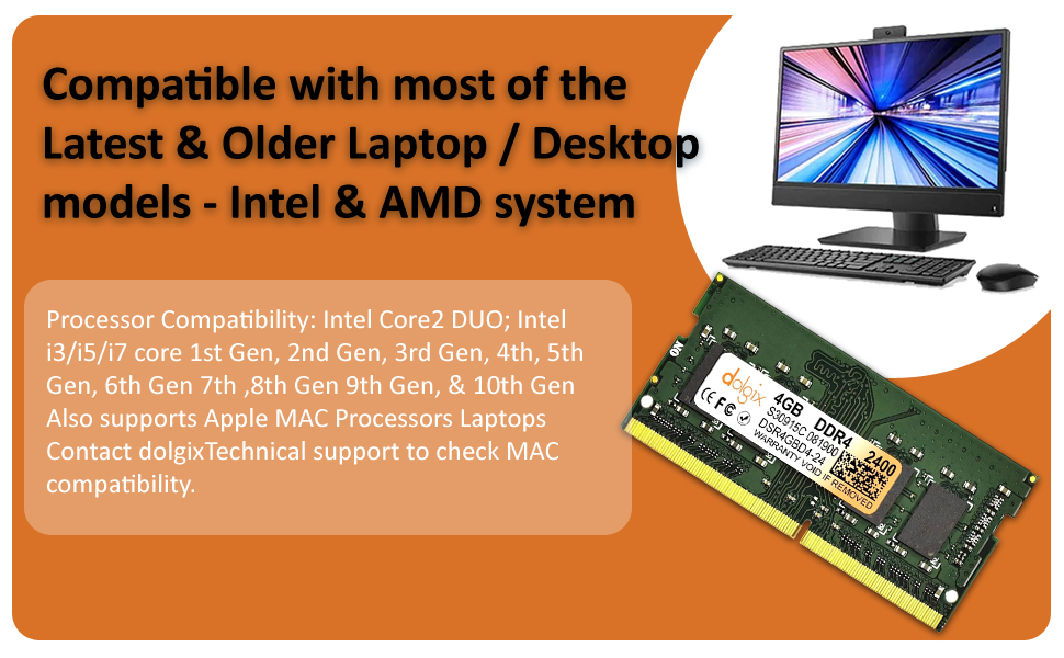 Compatible with most of the Latest and Older Laptop / Desktop models