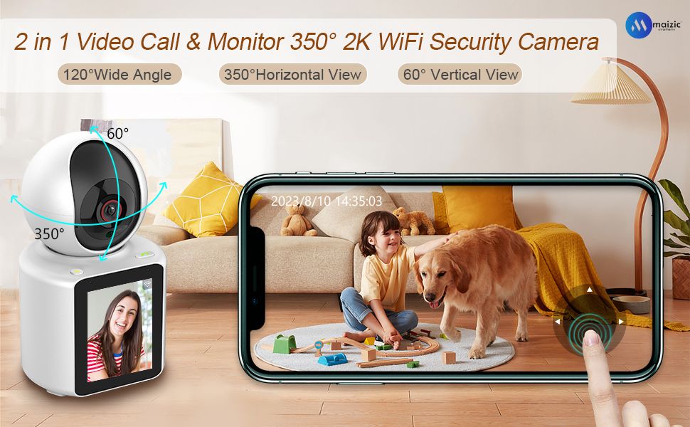 2K Wifi Security Camera