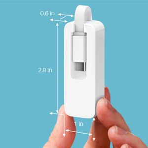 TP-Link UE300C USB Type-C to RJ45 Gigabit USB 3.0 Ethernet Network Adapter Plug and Play Speed 