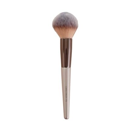 Swiss Beauty Compact Powder Brush, Silver