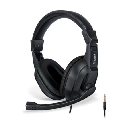 FINGERS S10 Wired Headphone On-Ear with Built-in Adjustable Mic