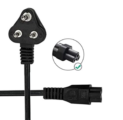 NISHTECH 3 Pin Laptop Power Cable Universal Replacement for