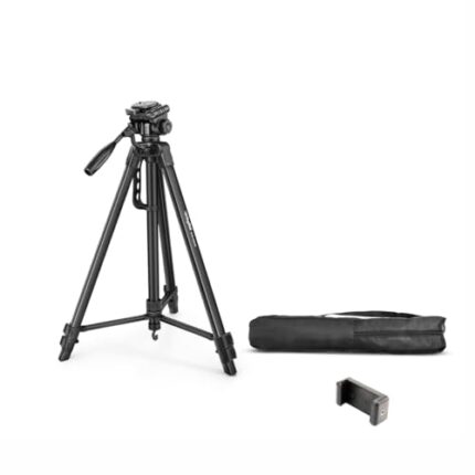 DIGITEK® (DTR 550 LW) 67 Inch Foldable Tripod Stand with Phone