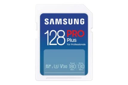 SAMSUNG PRO Plus Full Size 128GB SDXC Memory Card, Up to 180