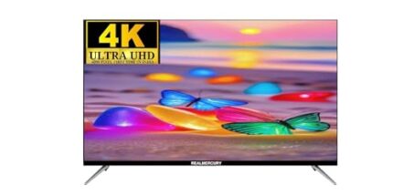 REALMERCURY 43+ inch 4k ultra hd vivid 110 (cm) voice remote