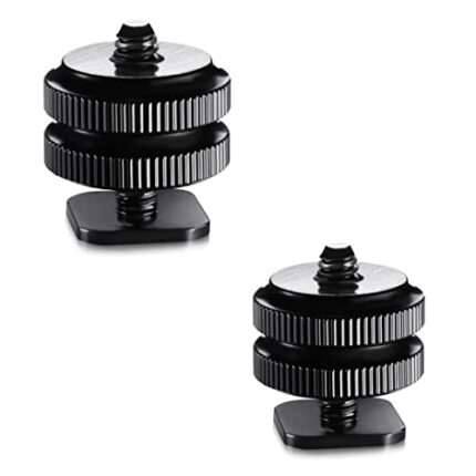 HUMBLE Camera Shoe Pro 1/4" Flash Hot Shoe Screw Adapter Tripod