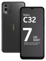 Nokia C32 with 50MP Dual Rear AI Camera | Toughened Glass Back |