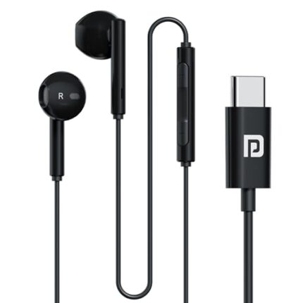 Portronics Conch Theta C in Ear Type C Wired Earphones with in