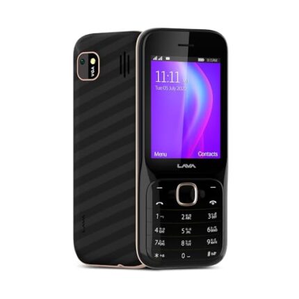 Lava Gem Power Dual Sim Keypad Phone (2.8" Display, Camera &