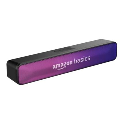 amazon basics Wireless Soundbar with Bluetooth, USB, and Party