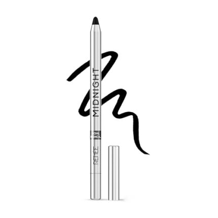 RENEE Midnight Kohl Pencil - Smudgeproof And Waterproof Kajal -