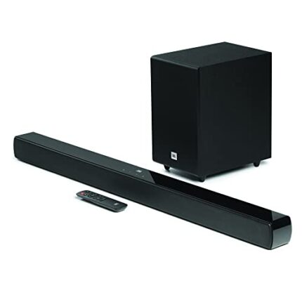 JBL Cinema SB241, Dolby Digital Soundbar with Wired Subwoofer for