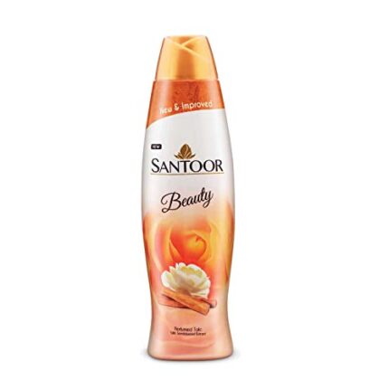 Santoor Beauty Talc with Sandalwood Extracts| Sandal, Rose, Musk