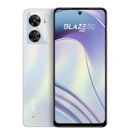 Lava Blaze Pro 5G (Radiant Pearl, 8GB RAM, 128GB Storage)| 50 MP