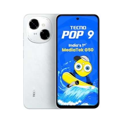 TECNO POP 9 (Glittery White, 3GB+64GB) |India's 1st Mediatek G50