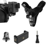 CASON - Helmet Mount for Action Camera/Helmet Chin Mount/Helmet