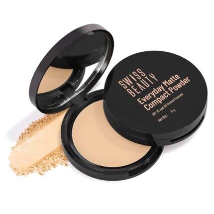 SWISS BEAUTY Everyday Matte Lightweight Compact With Spf 10 For