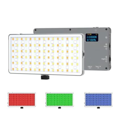 DIGITEK® (LED-D135 ML) 12W Metal Body RGB LED Light with OLED