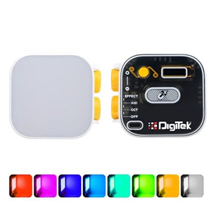 DIGITEK® (LED-D10W RGB) 10W Portable Multi Color Mini LED Video