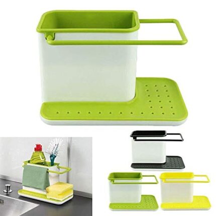 Zollyss 3 In 1 Countertop Kitchen Sink Organizer For Dishwasher