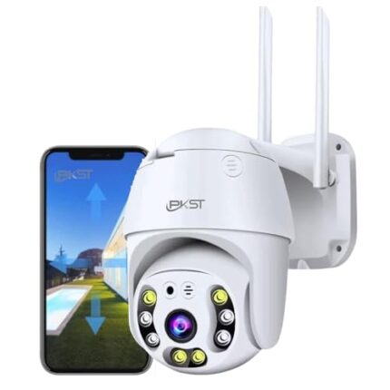 PKST Wi-Fi Smart Outdoor 360° PTZ Camera with Live Monitoring|