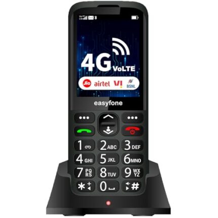 easyfone Elite 4G Volte 2.8" Premium Senior Citizen Phone with