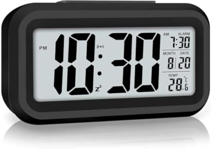 Alarm clock, digital clock, table clock for Students, watch timer