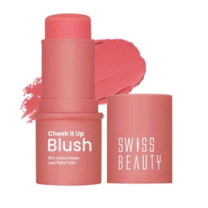 Swiss Beauty Cheek It Up Blush for Cheeks|Lumi-Matte Finish |