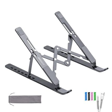 MegaStro® Laptop Stand for Desk with 7 Adjustable Angles,