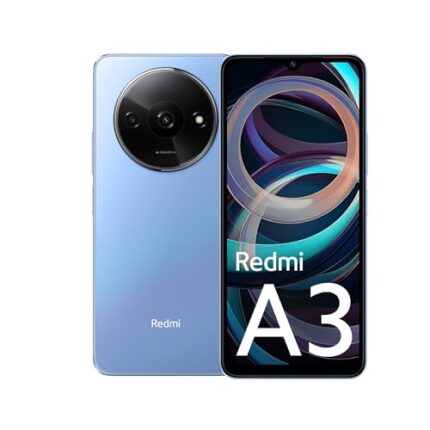 Redmi A3 (Lake Blue, 6GB RAM, 128GB Storage) | Premium Halo