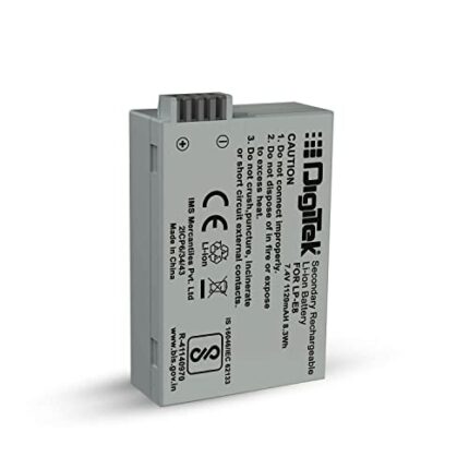 DIGITEK® (LP E8) Lithium-ion Rechargeable Battery for DSLR