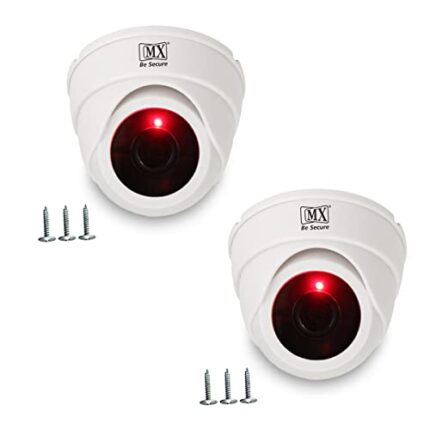 MX Dummy CCTV Camera Dome Cameras (1080p,Fake Camera No Audio/No