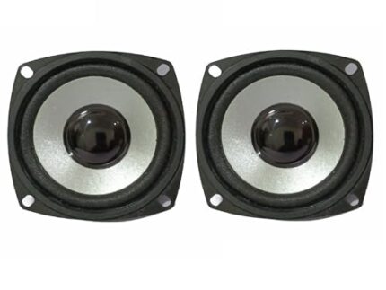 TOYOTONE WOOFER Speaker (3inch-Woofer-Black&White-Packof2)