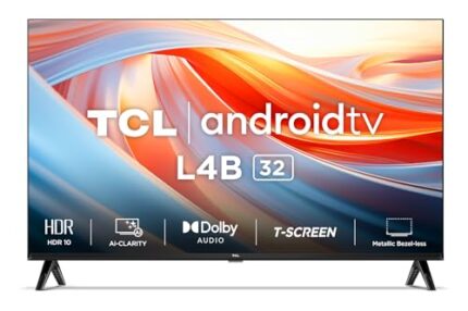 TCL 79.97 cm (32 inches) Metallic Bezel-Less HD Ready Smart