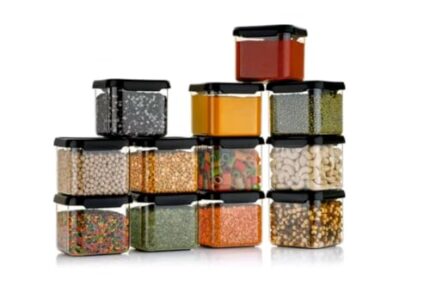 Clazkit Air Tight Modular Containers Storage Set For Kitchen,