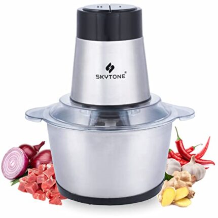 SKYTONE Electric Chopper, Meat Chopper With Stainless Steel Bowl