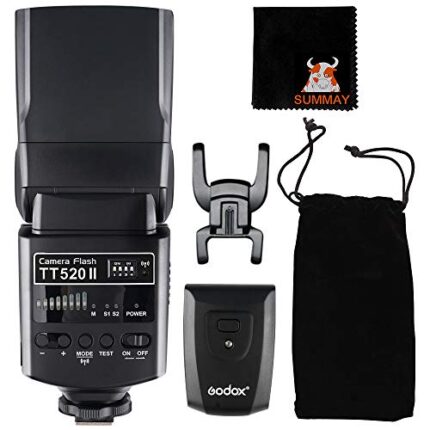 Godox TT520ii Flash Speedlite Sync 5600k GN33 433Hz 0.1-5s