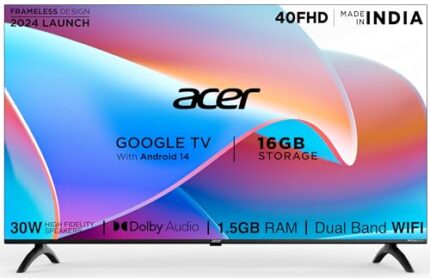 Acer 100 cm (40 inches) I Pro Series Full HD Smart LED Google TV