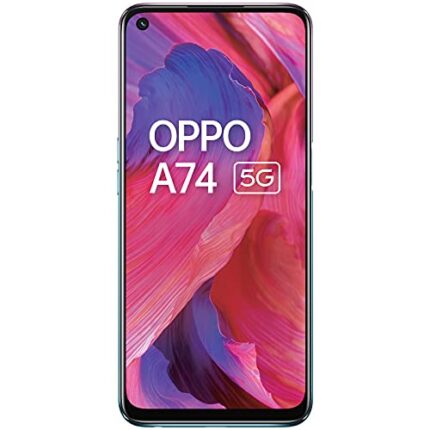 OPPO A74 5G (Fluid Black, 6GB RAM, 128GB Storage) with No Cost