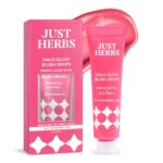 Just herbs Halo Glow Drop Blush Mango Butter + Rice Starch,