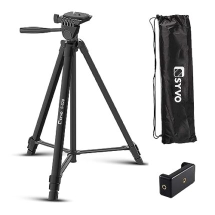 Syvo S-520 (57 Inch) Lightweight Aluminum Tripod with Mobile