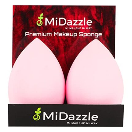 Midazzle Premium Ultra soft MakeUp sponge Multicolor (Pack of 2)