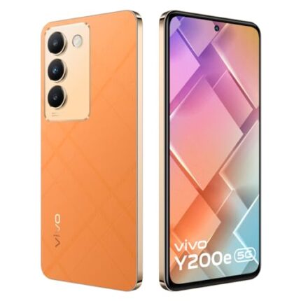 Vivo Y200e 5G (Saffron Delight, 6GB RAM, 128GB Storage) with No