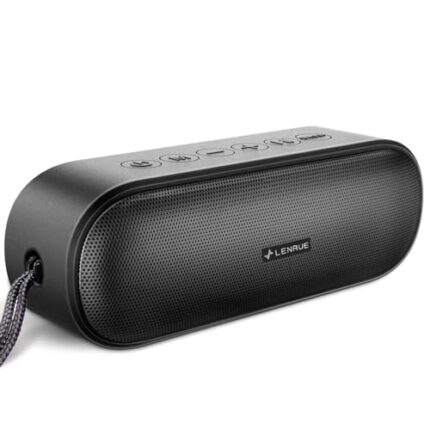 LENRUE A15 Portable 5.0 Bluetooth Speaker, IPX7 Waterproof,