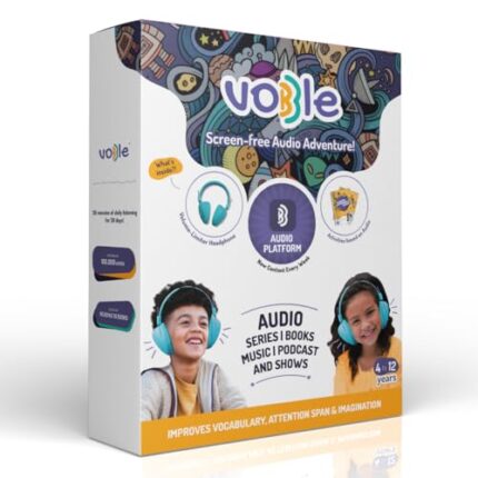 Vobble Kids Screen Free Audio Stories, Music, Adventure Bluetooth